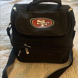 Black SF Logo Men's lunch bag